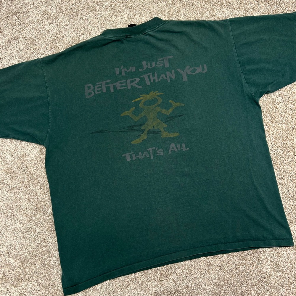 Vintage Ogio Chump Shirt Men Size XL Made‎ In USA I'm Just Better Than You FADED
